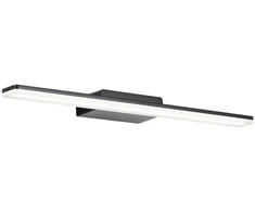 Sieninis šviestuvas 12W LED sieninis veidrodžio šviestuvas RAM, juodas, 3000K, IP44, 4289600