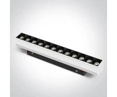 12W LED šviestuvas į magnetines sistemas MINI/MIDI, baltas, 3000/3500/4000K, 48V, 50°, 42112AA/W/V
