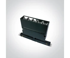 12W LED šviestuvas į magnetines sistemas MINI/MAXI/P&amp;P, juodas, 3000/3500/4000K, 48V, 38°, 42106A/B/V