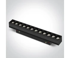 12W LED šviestuvas į magnetines sistemas ONELIGHT MINI/MIDI, juodas, 3000/3500/4000K, 42112AA/B/V