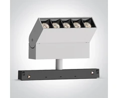 12W LED šviestuvas į magnetines sistemas MINI/MAXI/P&amp;P, baltas, 3000/4000K, 48V, 38°, 42106AL/W/V
