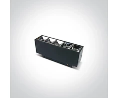 12W LED šviestuvas į magnetines sistemas MAXI, juodas, 3000/4000K, 48V, 38°, 42102AL/B/V