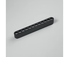 12W LED šviestuvas, montuojamas į BERNINI sistemą, juodas, CCT