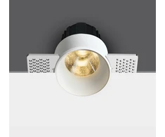 12W LED užglaistomas šviestuvas, baltas, 3000/3500/4000K, dimeriuojamas, 10112BTR/W/V