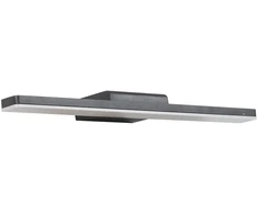 Sieninis šviestuvas 12W LED veidrodžio šviestuvas MALENE 3K, juodas, 3000K