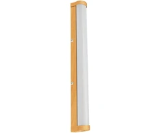 Sieninis šviestuvas 12W LED veidrodžio šviestuvas OBRIS TUBE, medienos sp., 3000/4000K, dimeriuojamas, IP44