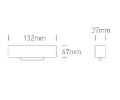 12W linijinis šviestuvas į magnetines sistemas ONELIGHT MAXI, juodas, 3000K, 42104B/B/W