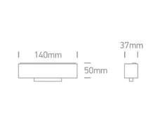 12W linijinis šviestuvas į magnetines sistemas ONELIGHT MAXI, juodas, 3000K, 42120B/B/W