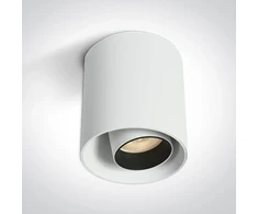 Lubinis šviestuvas 12W paviršinis pakreipiamas šviestuvas, baltas, 3000K, 12112T/W/W