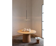 13,5W LED pakabinamas šviestuvas FLAT, šviesiai pilkas, 2700K, dimeriuojamas, įmontuojamu laikikliu