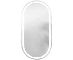 Sieninis šviestuvas 13,5W LED šviestuvas - veidrodis QUEEN, sidabro sp., CCT, dimeriuojamas, IP44