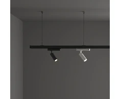 13W LED akcentinis šviestuvas į 3 fazių bėgelį PLAY, juodas, 3000K, reguliuojamas, 370927