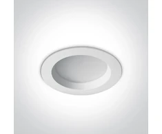 13W LED įleidžiamas šviestuvas, baltas, 3000K, 10113B/W/W