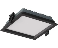 13W LED įleidžiamas šviestuvas XEVO SQUARE, juodas, 3000/4000/6000K