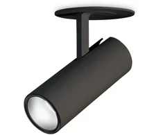 13W LED įleidžiamo montavimo šviestuvas PLAY, juodas, 3000K, reguliuojamas, 364667