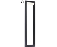 13W LED pastatomas lauko šviestuvas RANDAL, tamsiai pilkas, 3000K, IP65, 600mm, 4332600