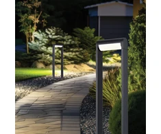 13W LED pastatomas lauko šviestuvas RANDAL, tamsiai pilkas, 3000K, IP65, 600mm, 4332600
