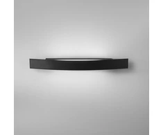13W LED sieninis šviestuvas SPOILER, juodas, CCT