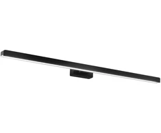 Sieninis šviestuvas 13W LED sieninis vonios šviestuvas LANCER, juodas, 4000K, IP54