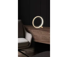 13W LED stalo šviestuvas CIRCLE, aukso sp., 3000K, 4291501