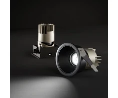 13W LED šviestuvo ZEUS apvalus rėmelis, juodas, 323527