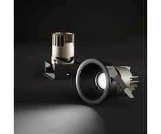 13W LED šviestuvo ZEUS kvadratinis rėmelis, juodas, 323534