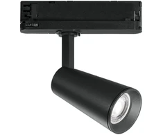 13W LED trifazis bėginis šviestuvas KONE, juodas, 3000K