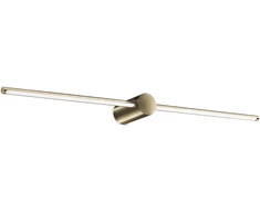 Sieninis šviestuvas Ideal Lux 13W LED veidrodžio šviestuvas FILO, žalvario sp., 3000K, 327792
