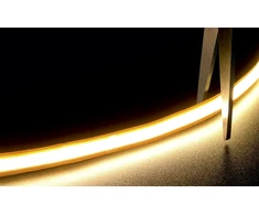 13W/m LED COB juosta, 24V, 528LEDs/m, 3000K, IP20, 5m ritė, LS56