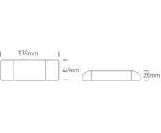 14-43,7W LED maitinimo šaltinis, DALI/PUSH, 700-1050mA, 89044L