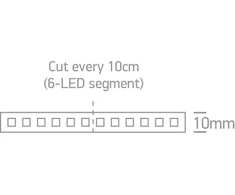 14,4W/m LED juosta, RGB, 5m ritė, 7830/RGB