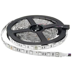14.4W/m LED RGB juosta OPTONICA, 24V, 60 LED/m, 5m ritė