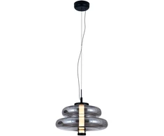 14,5W LED pakabinamas šviestuvas SIRA, pilkos/dūmų sp., 2700K, C4013190FU