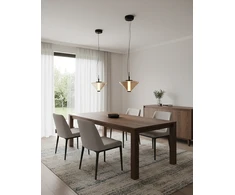 14,5W LED pakabinamas šviestuvas YARA, pilkos/dūmų sp., 2700K, C4012190FU