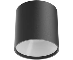 Lubinis šviestuvas 14,5W LED paviršinis šviestuvas HERA, matinės juodos/baltos sp., 3000K, dimeriuojamas, 01-3680