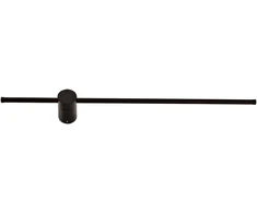 14,5W LED sieninis šviestuvas LEO, juodas, 3000K, 4271400