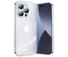 Dėklas 14Q Case iPhone 14 Plus dėklo dangtelis su skaidriu fotoaparato dangteliu (JR-14Q3 skaidrus)
