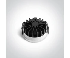 14W LED įleidžiamas šviestuvas, baltas, 3000/3500/4000K, su filtru nuo akinimo, 10114DH/W/V