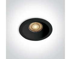 14W LED įleidžiamas šviestuvas su filtru nuo akinimo, juodas, 3000/3500/4000K, 10114DH/B/V