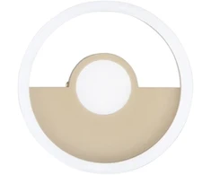 14W LED lubinis šviestuvas KANDINSKY, aukso sp., CCT
