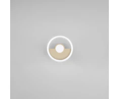 14W LED lubinis šviestuvas KANDINSKY, aukso sp., CCT