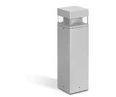14W LED pastatomas lauko šviestuvas TOK Q H400, pilkas, 3000K