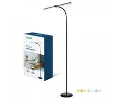 14W LED pastatomas šviestuvas TEILO 2, juodas, 3000/4000/6000K, dimeriuojamas