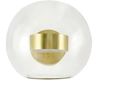 14W LED sieninis šviestuvas CAPRI WALL 1, aukso sp., 3000K