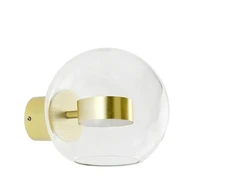 14W LED sieninis šviestuvas CAPRI WALL 1, aukso sp., 3000K