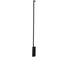 14W LED sieninis šviestuvas, juodas, 3000K, 25322