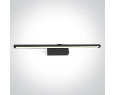 Sieninis šviestuvas 14W LED sieninis vonios šviestuvas, juodas, 3000/3500/4000K, IP44, 38114T/B/V