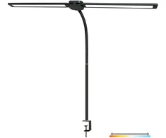 14W LED stalo šviestuvas TENUIX DUO, juodas, 3000/4000/6000K