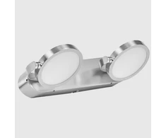 Sieninis šviestuvas 14W LED vonios šviestuvas SUNATHOME, sidabro sp., 2200-5000K, dimeriuojamas
