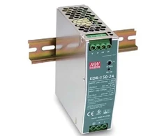 150W impulsinis maitinimo šaltinis MEAN WELL, 24V, 6,5A, tvirtinamas ant DIN bėgelio